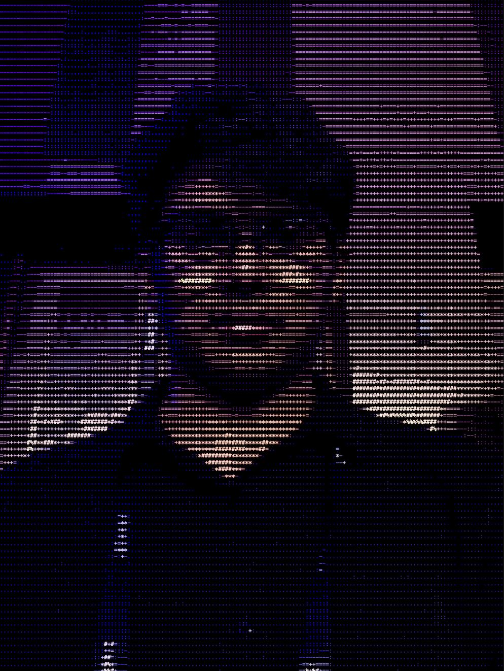 ASCII-style profile picture